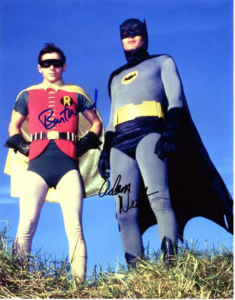 Burt Ward Adam West signed 11x14 Picture autographed Photo Poster painting Nice Photo Poster painting with COA