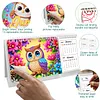2027-2028 Two-Year Diamond Painting Calendar Kit, 13 Exquisite Multicolor Butterfly And Floral Illustrations, Large Size Desk Calendar, Mosaic Art Coil-Bound Desktop Planner