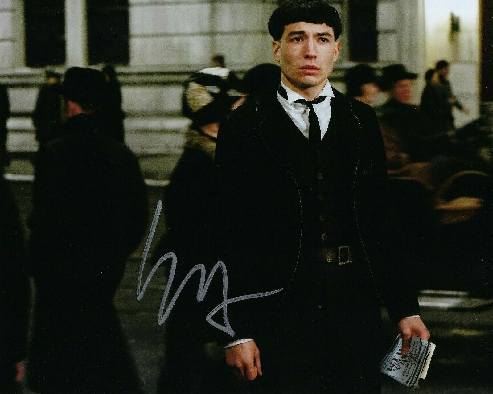 GFA Fantastic Beasts Credence * EZRA MILLER * Signed 8x10 Photo Poster painting PROOF E8 COA