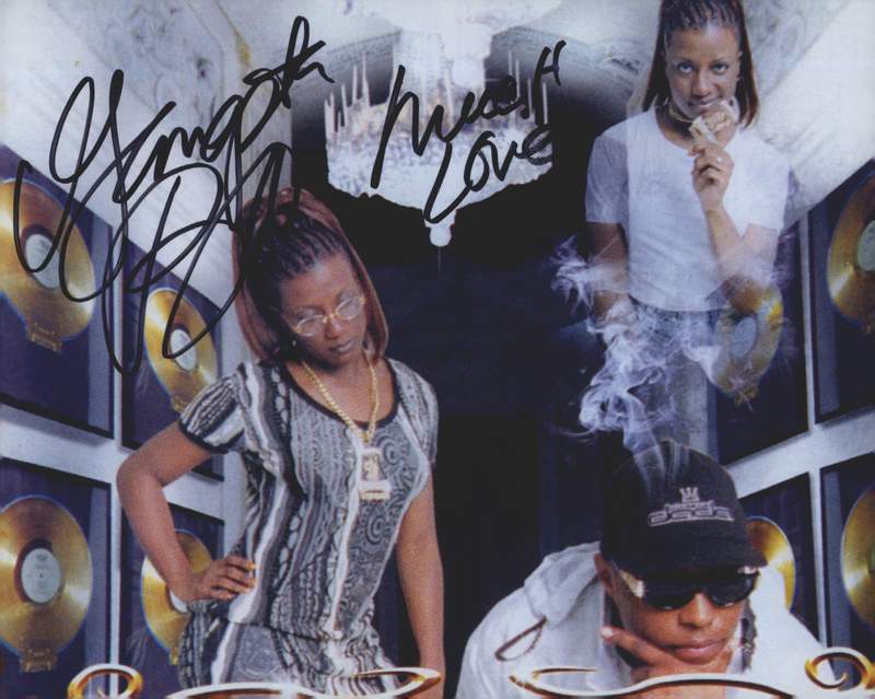 Three Six Mafia Gangsta Boo signed rap 8x10 Photo Poster painting W/Certificate Autographed 0423