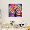 Tree - 14CT Counted Cross Stitch - 40*40cm - Natural