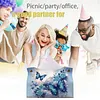 Blue Butterfly DIY PULeather Diamond Painting Tissue Box for Adults Beginners Gem Art Painting Napkin Holder for Living Room Bedroom Bathroom Table Decor