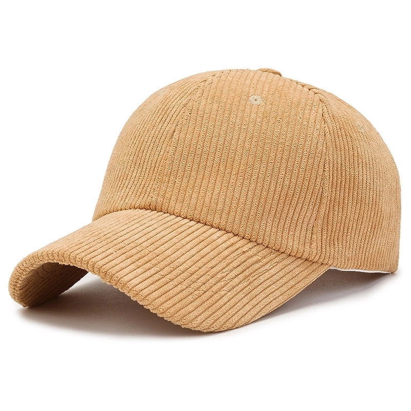 Corduroy Hat New Spring And Autumn Korean Baseball Cap Velvet Japanese And Korean Casual Cap Red Sunshade Hat