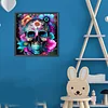Flower Skull - Full Round Drill Diamond Painting