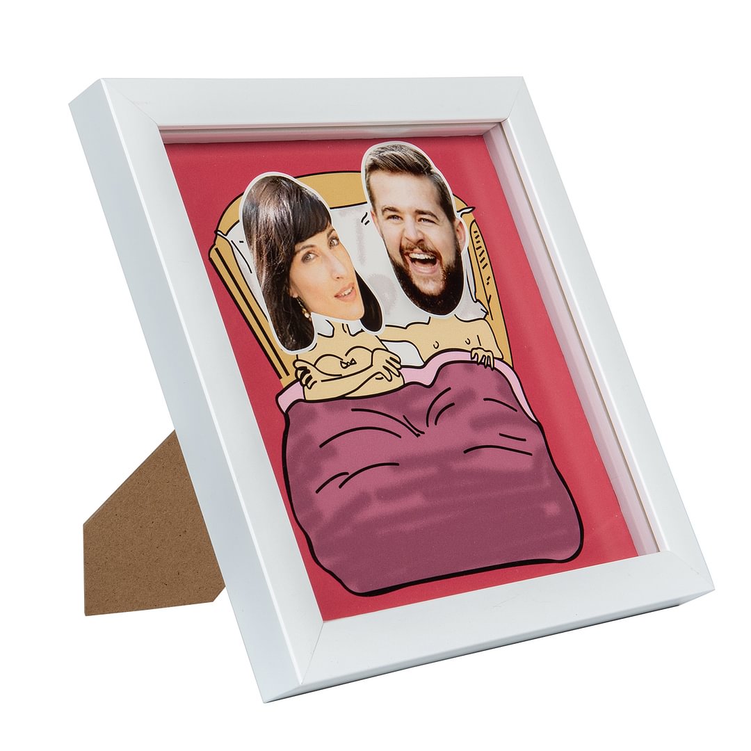 Personalized Funny Couple Stereo Photo Frame