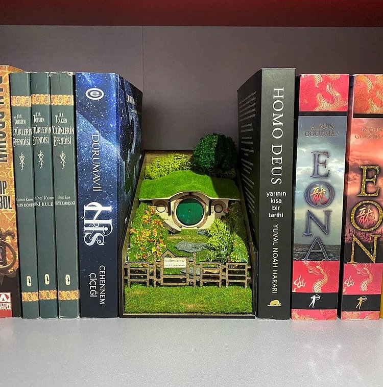 Book Nook Book Shelf Insert -Bilbo Baggins Home