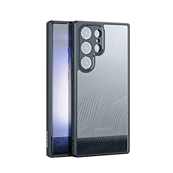 Frosted touch streamer phone case