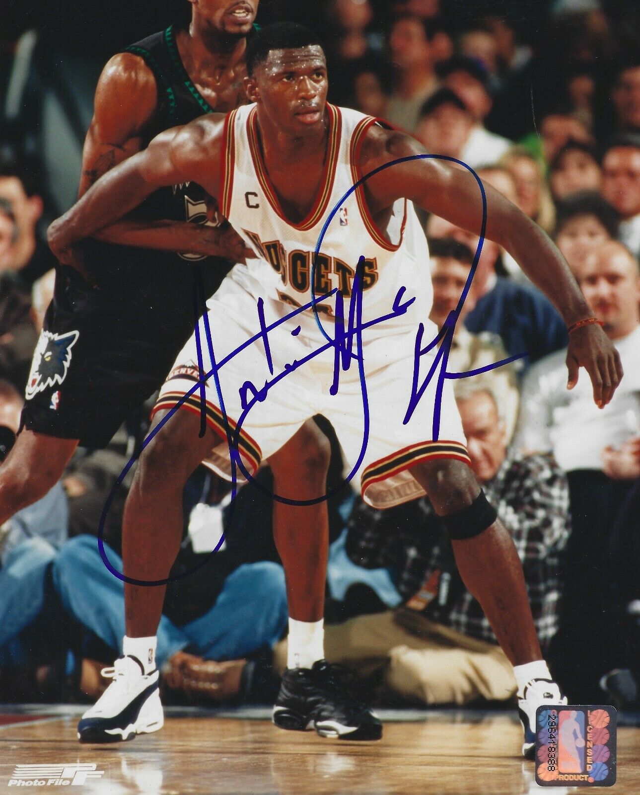 Signed 8x10 ANTONIO MCDYESS Denver Nuggets Autographed Photo Poster painting w/COA