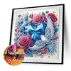 Diamond Painting-DIY Crystal Rhinestone Rose Bird