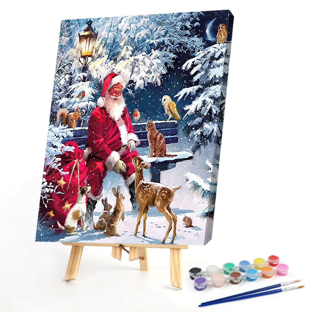 

40*50CM - Paint By Numbers - Santa Claus, 501 Original