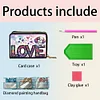 Diamond Painting Love Dog Card Holder Coin Purse Diamond Art Wallet for Women
