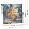 Magical Maple Leaf-Full Round Diamond Painting 30*30CM