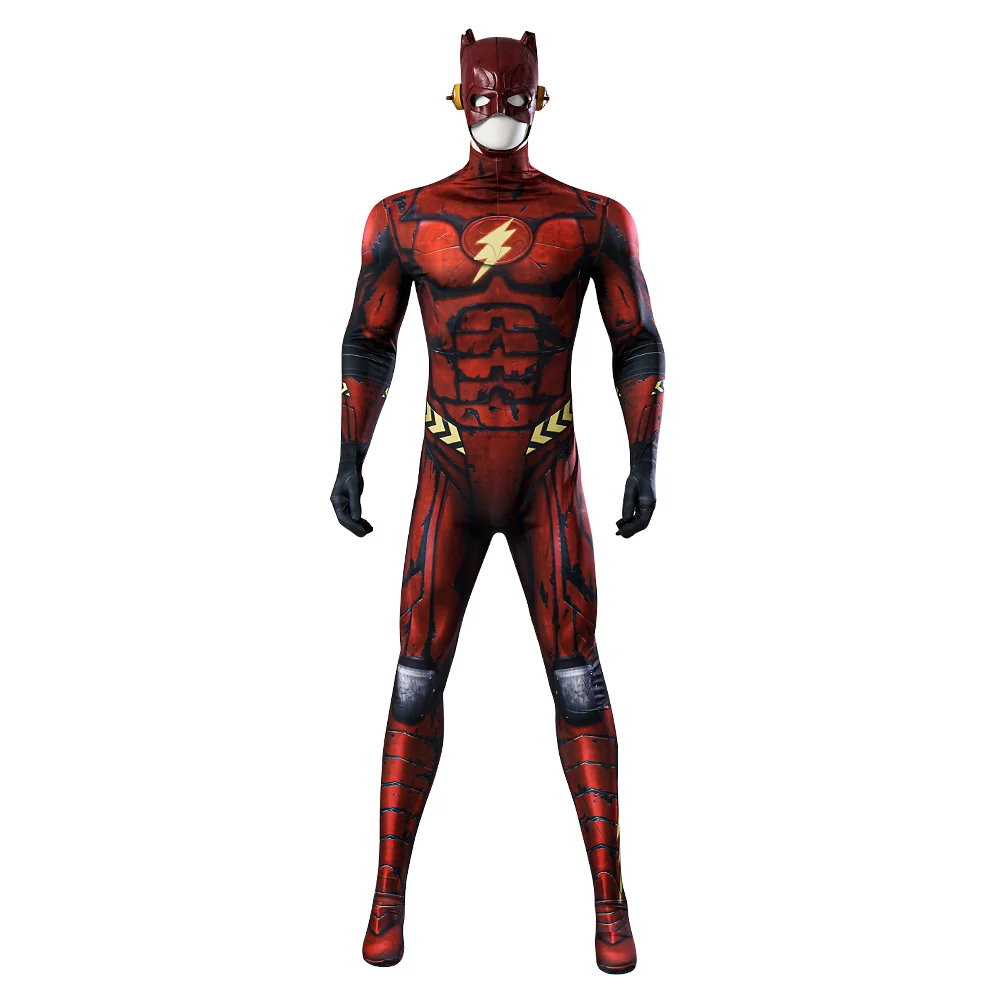 New Flash Costume Movie Suit Cosplay 2023 Jumpsuit for Adults 