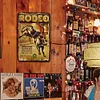 Houston Rodeo - Vintage Metal Signs - 20*30cm/30*40cm - Western
