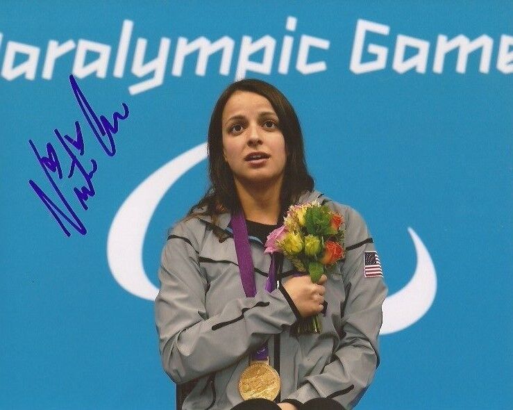 Victoria Arlen Paralympic Swimmer Gold Medal signed 8x10 Photo Poster painting autographed USA 3