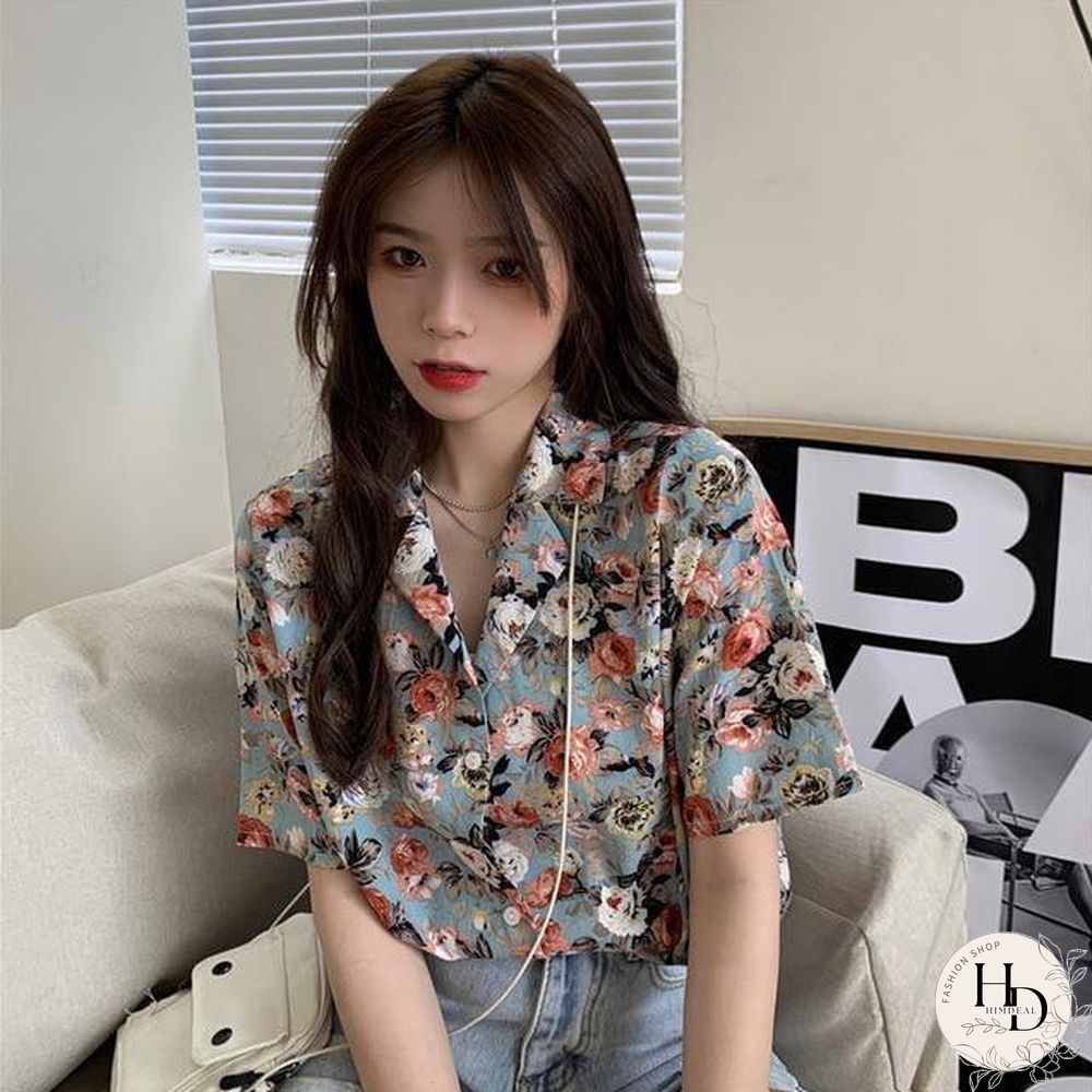 Casual Basic Short Sleeve Blouse Women V-neck Loose Office Formal Shirt Female Fashion Blue Yellow Cardigan Tops