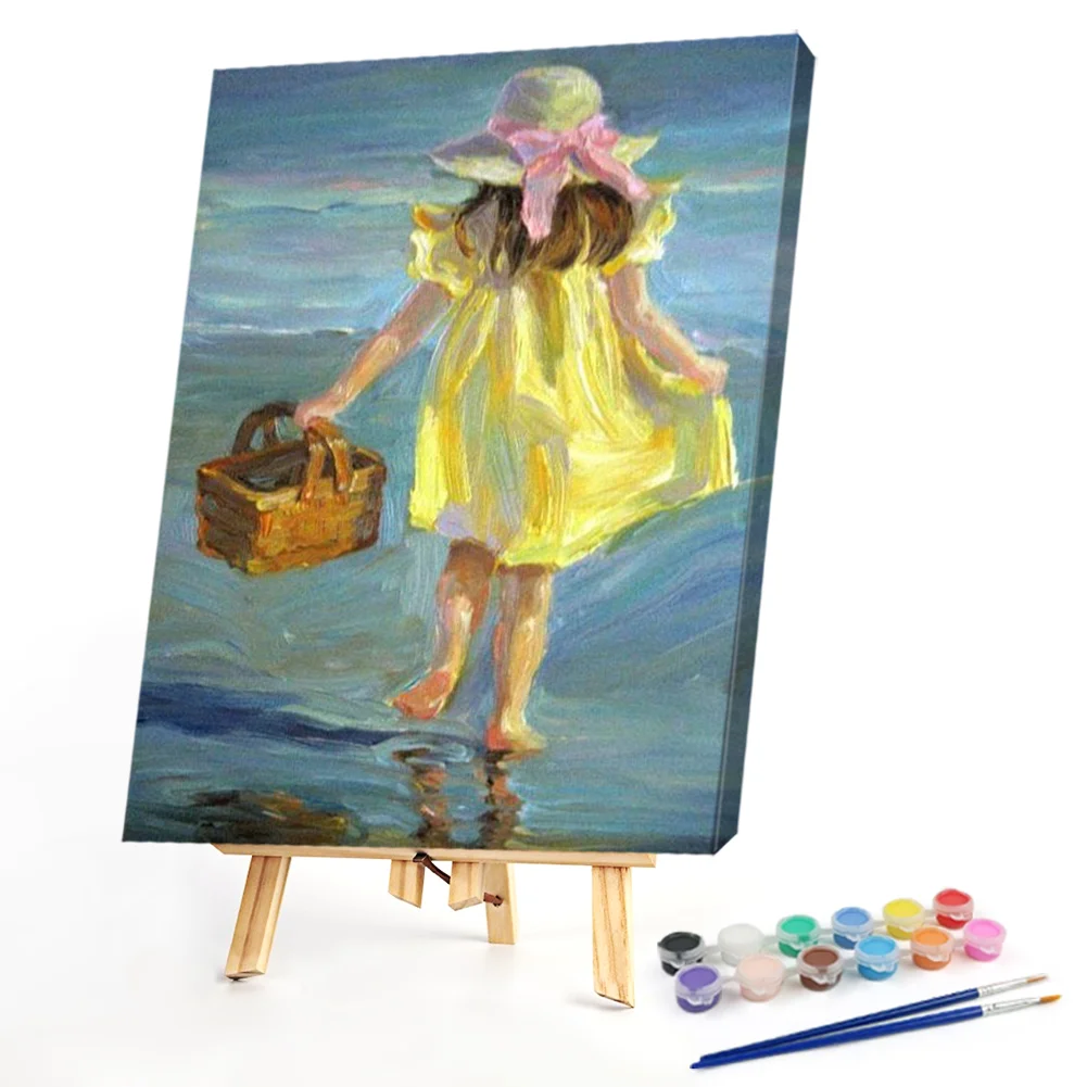 Girl Sea - Paint By Numbers(40*50CM)