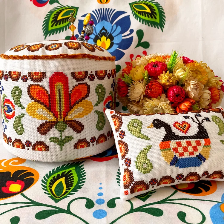 Highland Drum Cross-stitch Chart