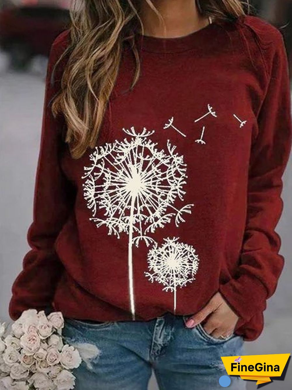 Cotton-Blend Crew Neck Hoodies & Sweatshirts