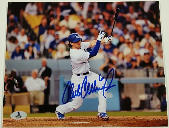 CHARLIE CULBERSON Autograph DODGERS Signed 8x10#1 Photo Poster painting Auto w/ Beckett BAS COA