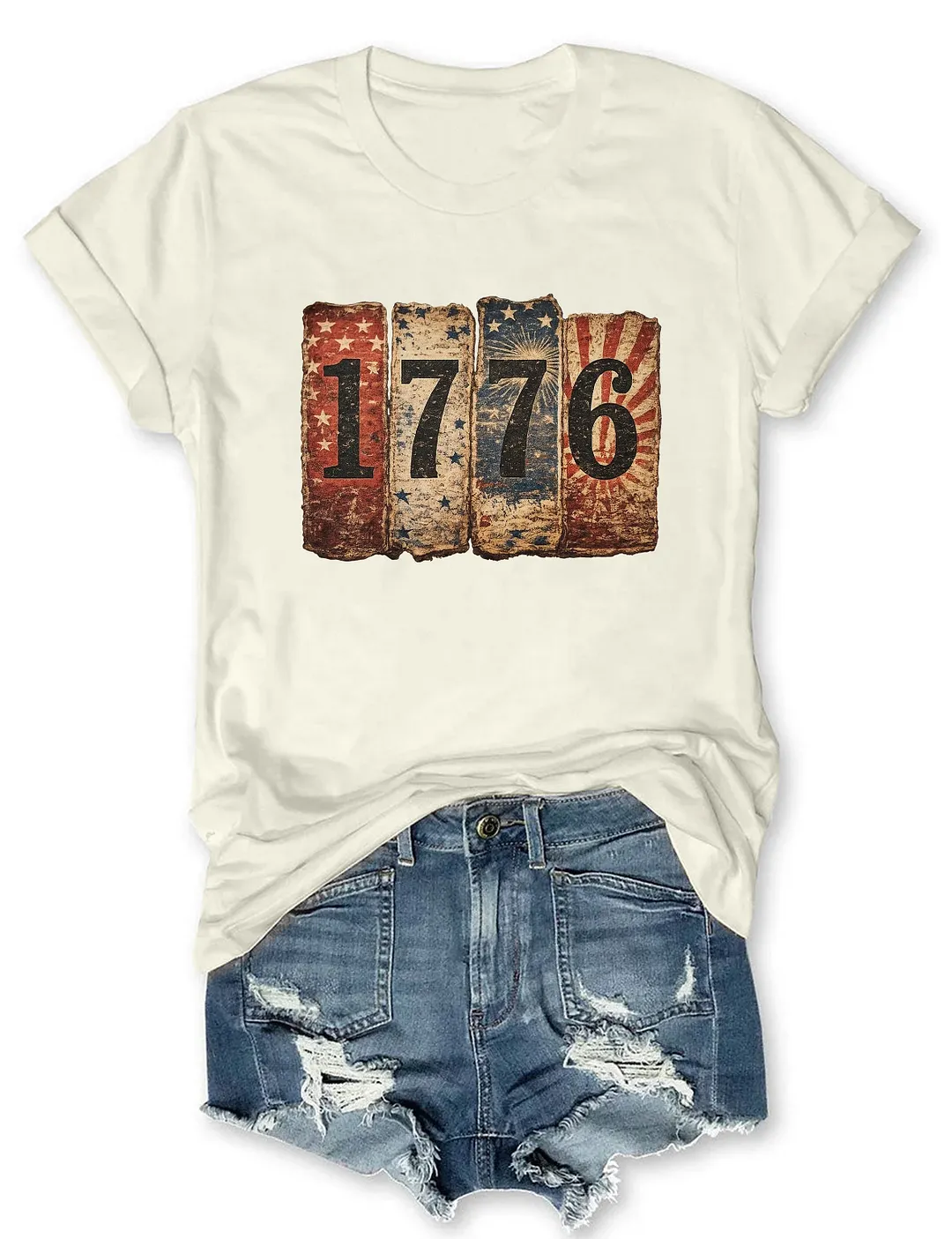 1776 American Flag T-shirt