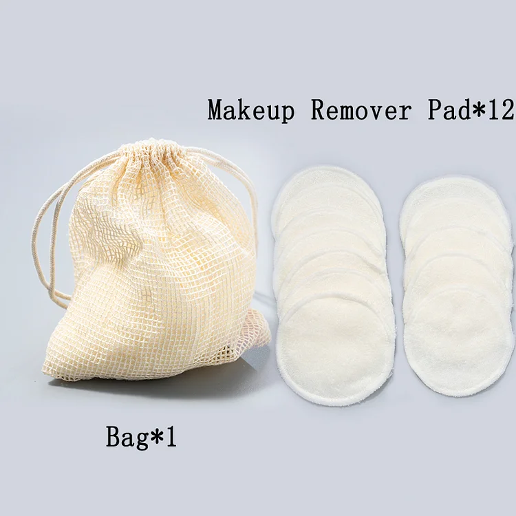 Reusable cotton pad makeup remover pad