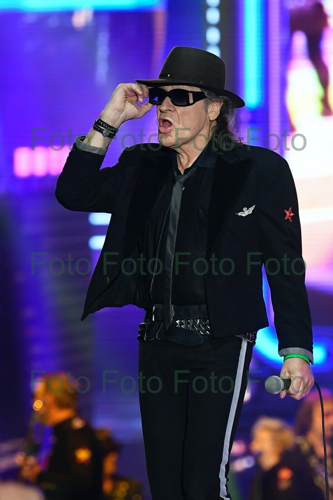 Udo Lindenberg Rock Musik Maler Foto 20 x 30 cm ohne Autogramm (Be-29