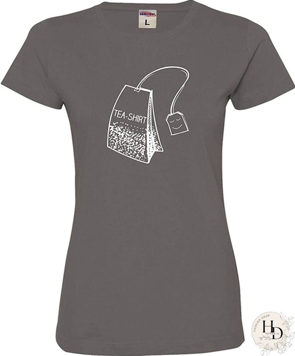 Go All Out Womens Tea Shirt Funny Tea Lovers Pun Deluxe Soft T-Shirt