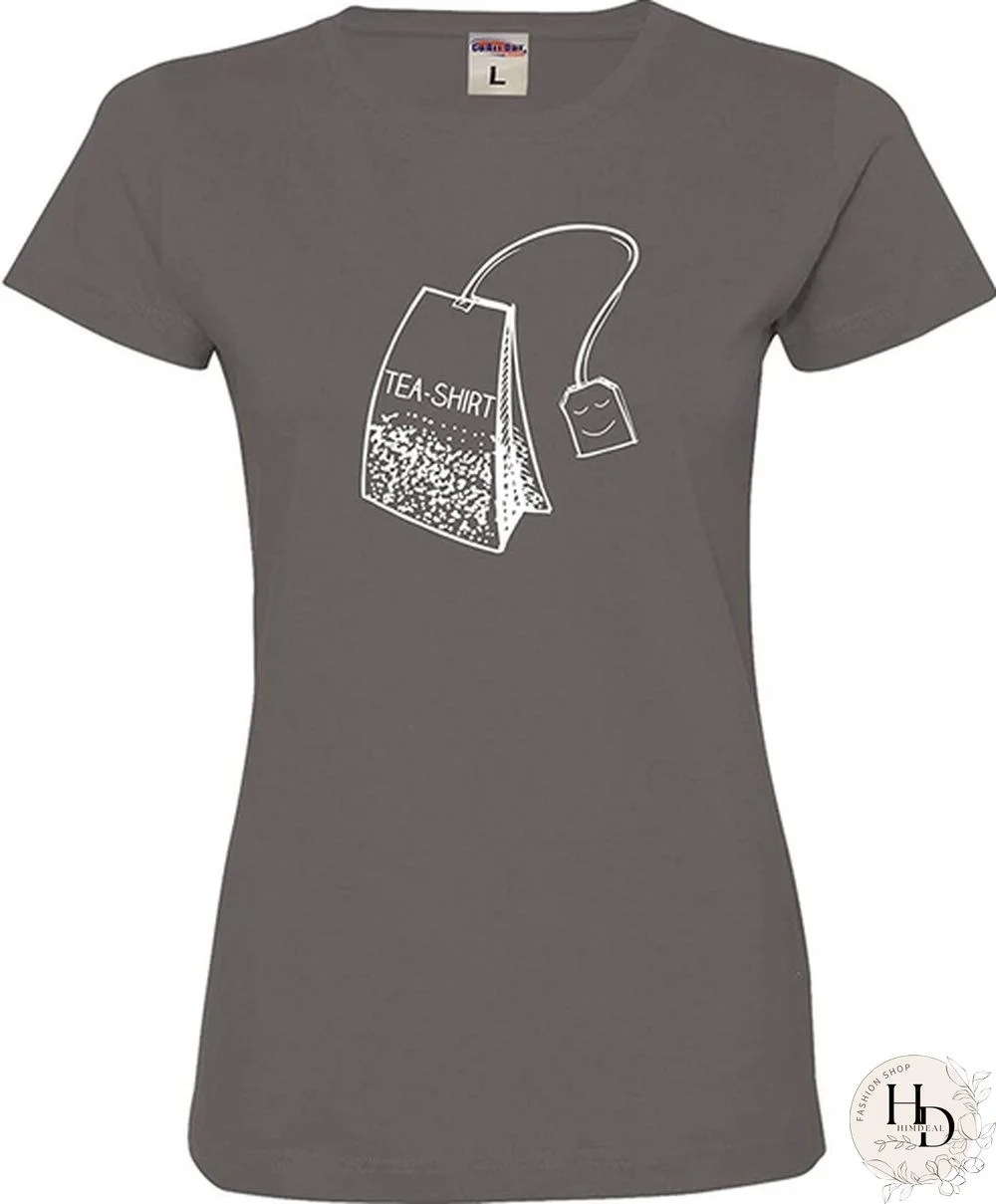 Go All Out Womens Tea Shirt Funny Tea Lovers Pun Deluxe Soft T-Shirt