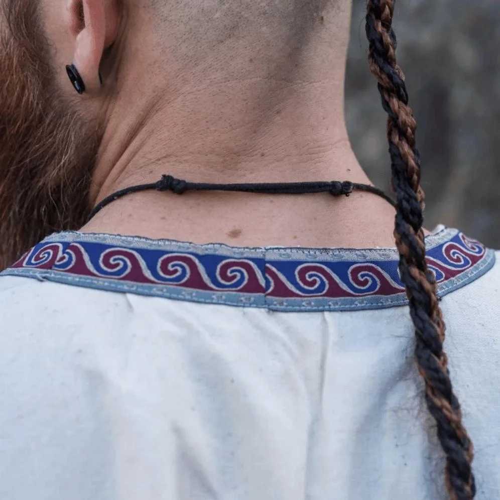 Men's Viking Embroidered Robe Top-inspireuse