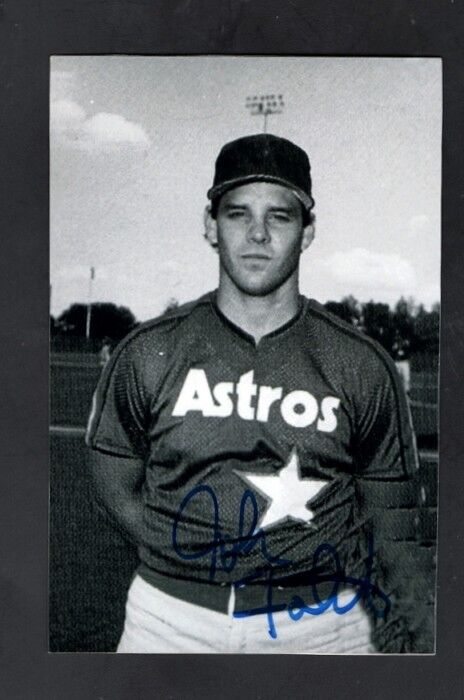 1988 JOHN HALE- HOUSTON ASTROS AUTOGRAPHED POSTCARD SIZED ROOKIE Photo Poster painting