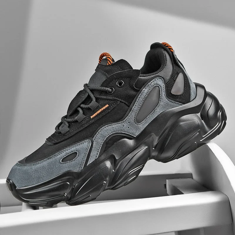 Unisex Spring Running Shoes Women Trend Chunky Sneakers Men Couples Platform Sport Shoes Mesh Walking Shoes  Zapatos De Hombre