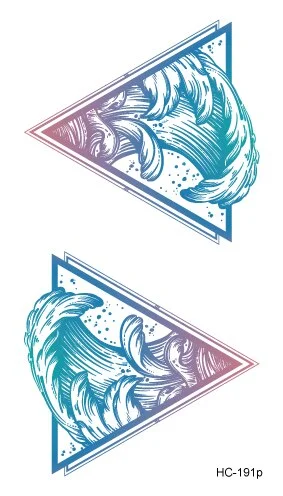 1 PC Geometric Planet Fashion Women Temporary Tattoo Sticker Water Transfer Tattoo Minimalist Small Sun Moon Design Fake Tattoo