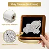 12Pcs DIY Pearl Painting Transportation for Home Wall Decor(15x15cm)