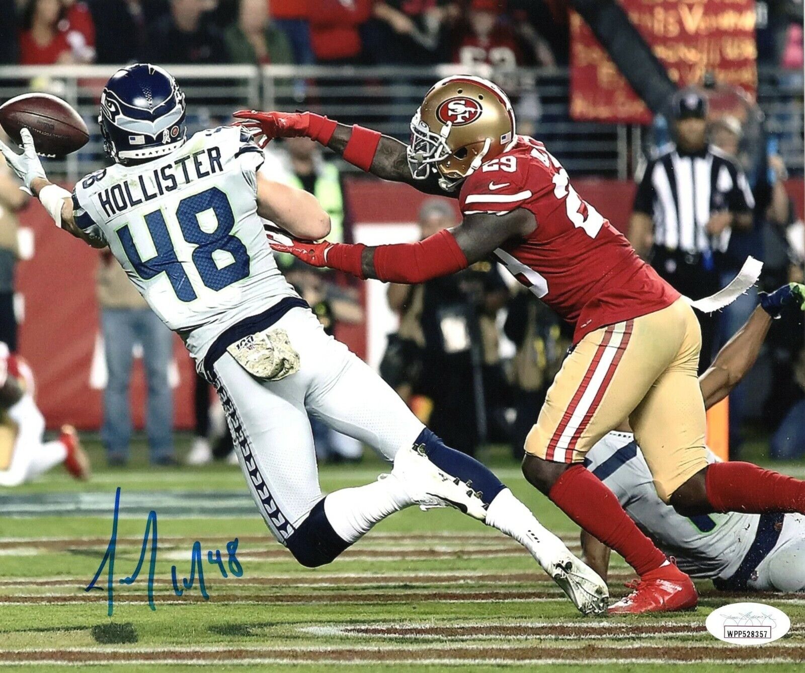 JSA Jacob Hollister Autographed Signed AUTO Seahawks 8x10 Photo Poster painting C