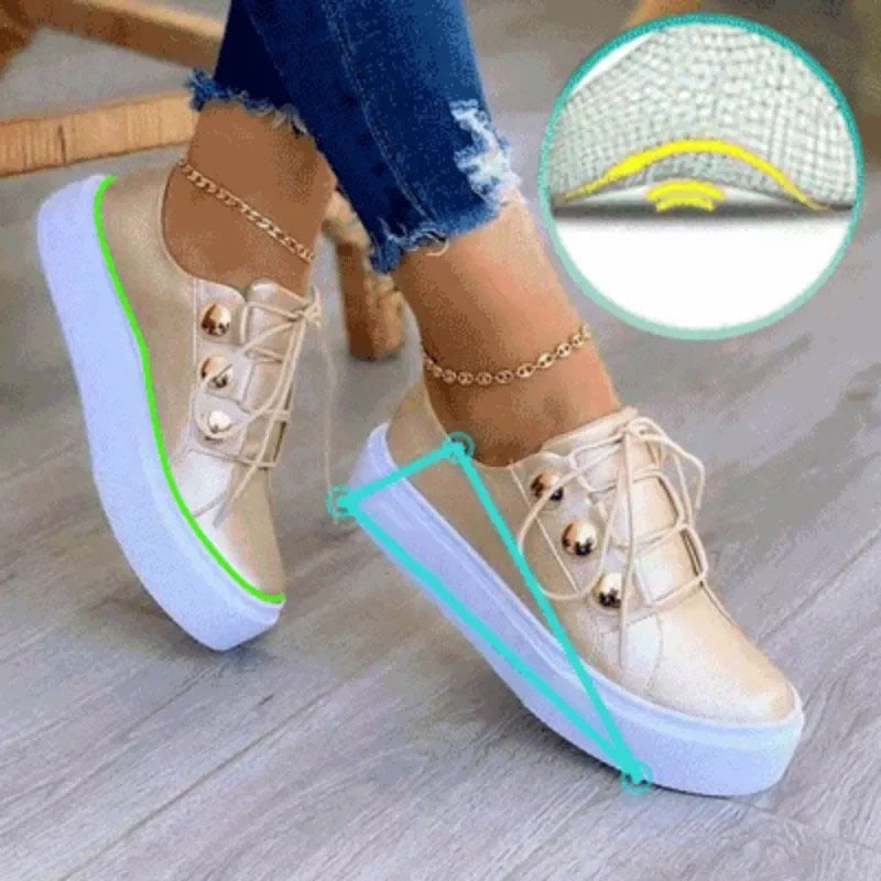 Women's Real Soft Leather Round Toe Small Leather Shoes Women's Thick Heel Loafers main image 1