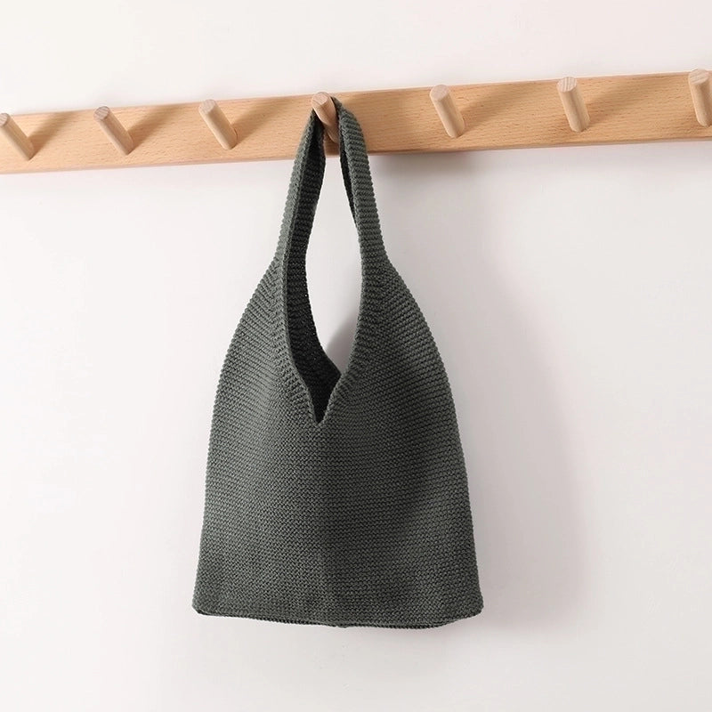 Factory Direct Supply New Fashion Tide Vest Knitted Handbag Korean Creative Simple Handbag