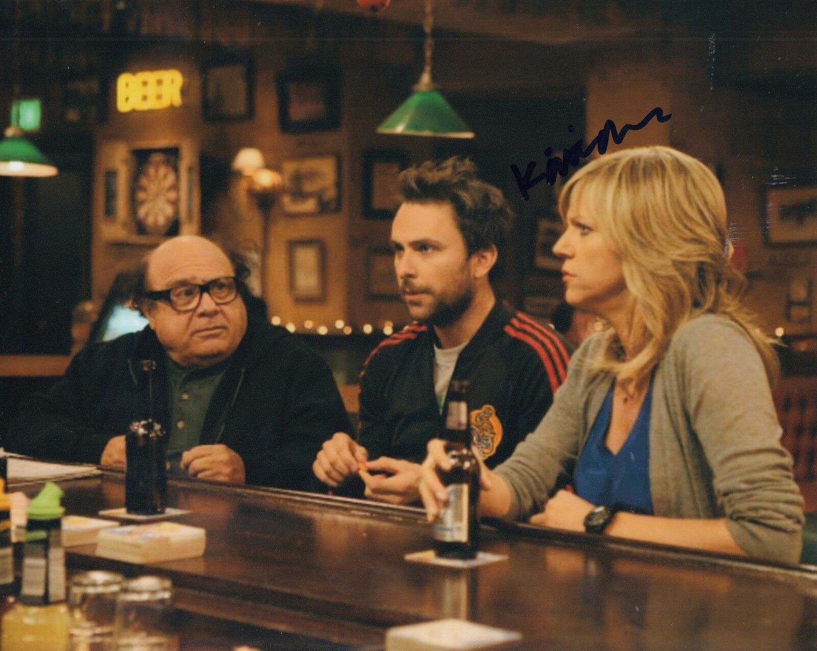 KAITLIN OLSON signed (IT'S ALWAYS SUNNY IN PHILADELPHIA) 8X10 Photo Poster painting W/COA #3