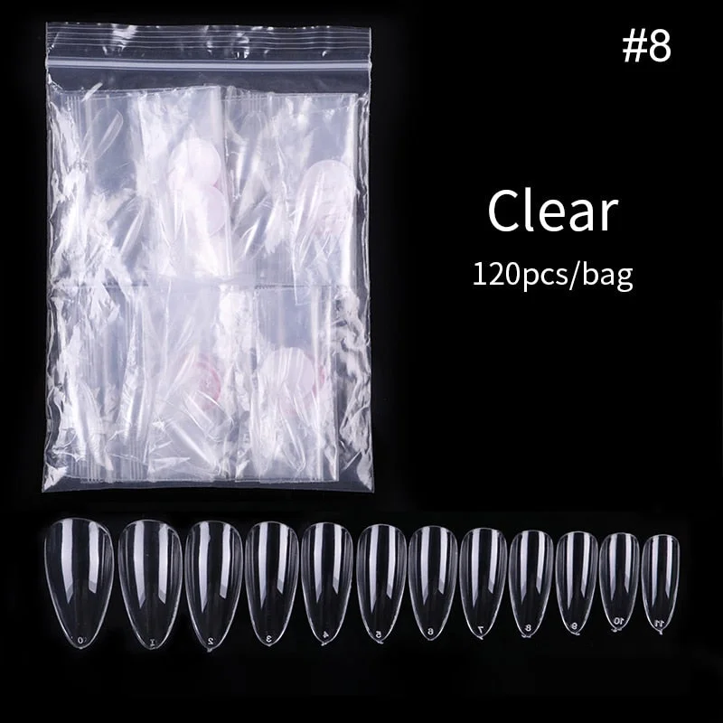 Color Card False Nail Tips Fan Transparent White Fake Nail Tips  Nail Art Practice Display Design Tools-Nail Inspo