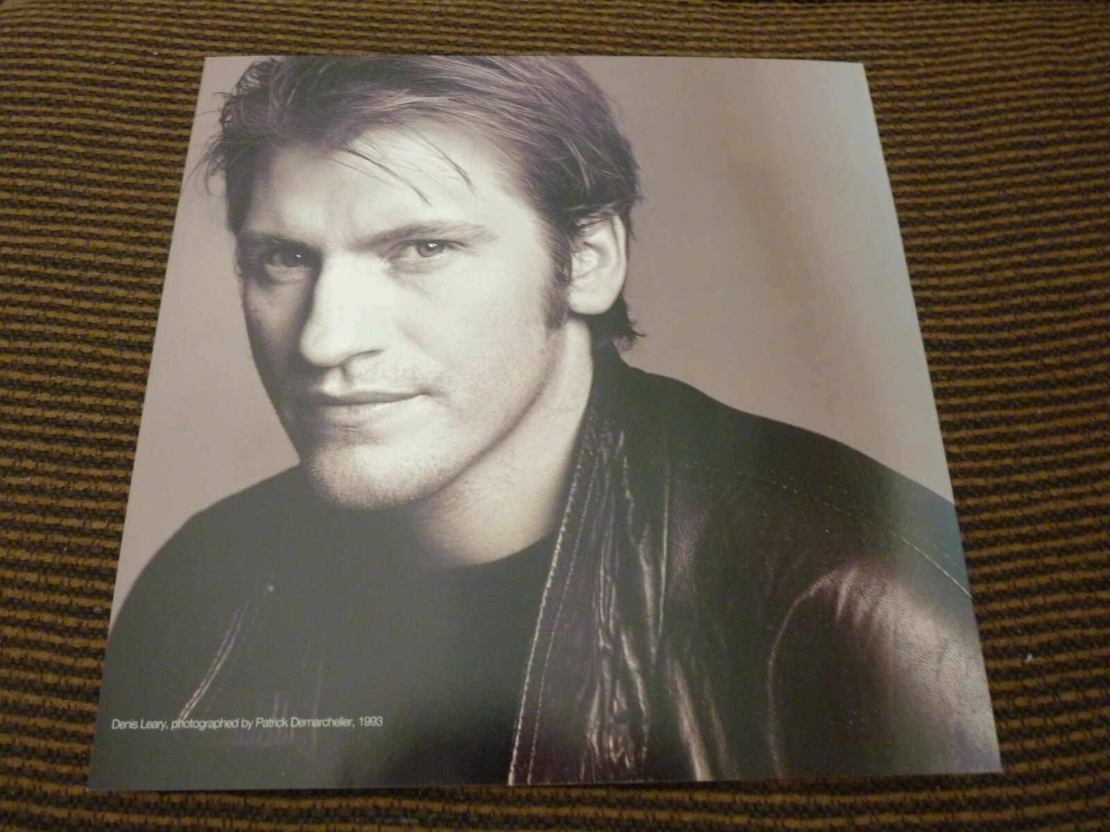 Single Page 2 Side Denis Leary Plympton Rockburne Coffee Table Book Photo Poster painting