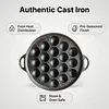 19 Holes Takoyaki Grill Pan Octopus Ball Maker Non-Stick Takoyaki Pan Pre-Seasoned Cast Iron Octopus Ball Grill for Baking Cooking Kitchen Gadgets