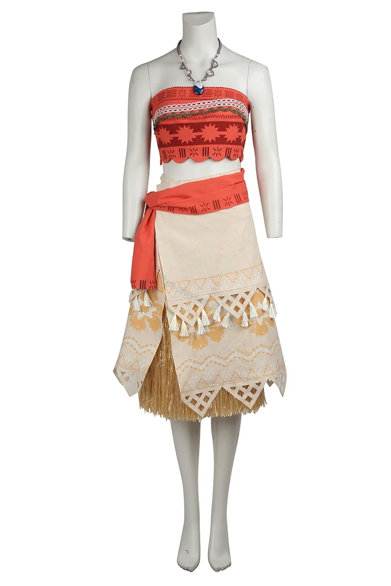 Moana cosplay costume dress outfit