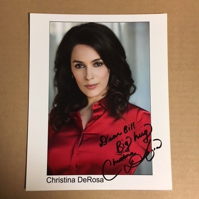 Christina DeRosa Beautiful!! Signed Autographed 8 X 10 Photo Poster painting COA