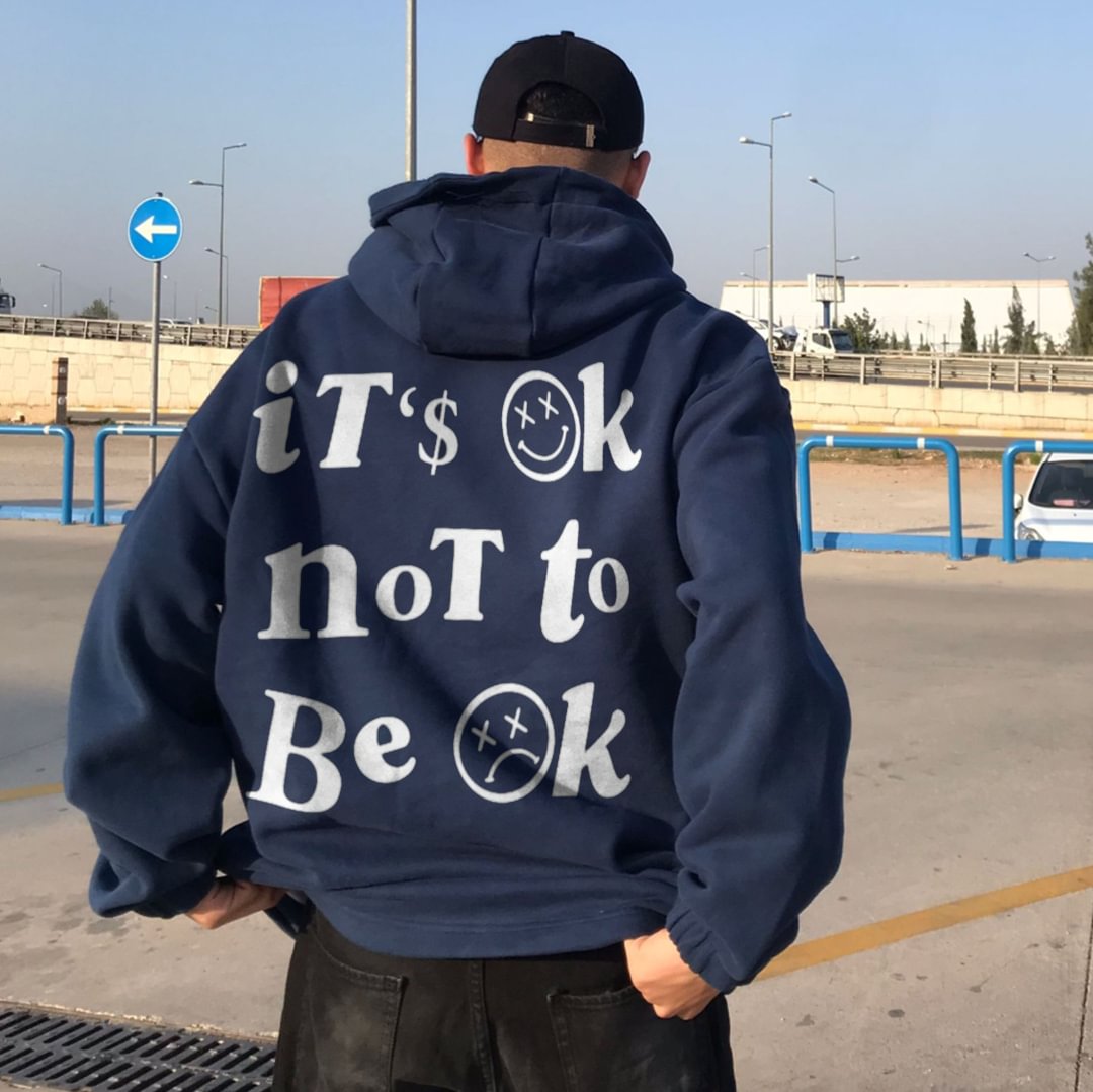 "IT'S OK NOT TO BE OK" Hoodie-barclient