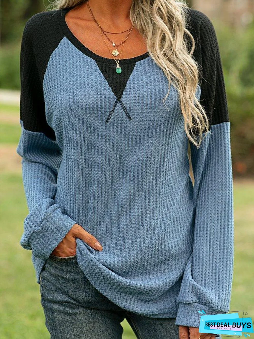 Casual Crew Neck Shirts & Tops