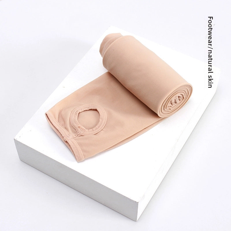 Women’s Hip Hip-lifting Steel Stockings Spring And Summer Thin Light Leg Artifact Horse Oil Socks Anti-hook Silk Pantyhose Base Socks