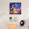 (Multi-Style) Beauty And The Beast-14CT Stamped Cross Stitch 50*50cm/19.69*19.69in