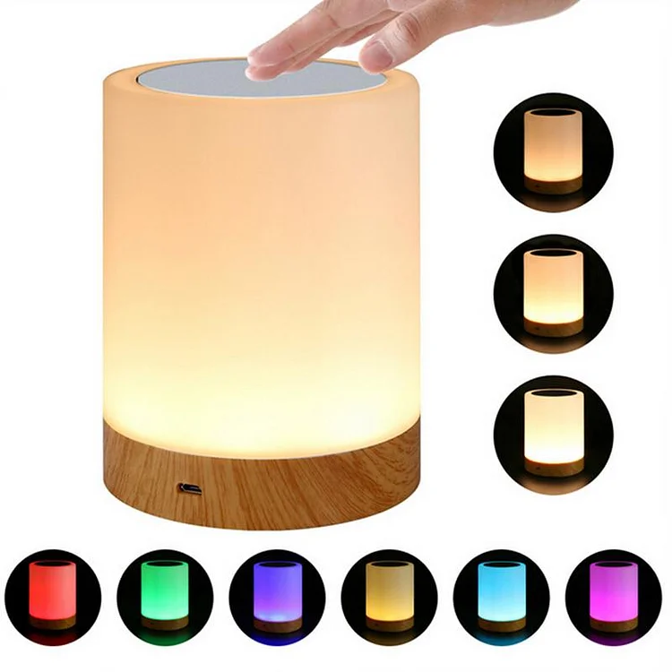 6 Colors Light adjustable Night Touch Lamp