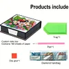 Seven-Spotted Ladybug Leather Diamond Painting Notecard Box for Adults Beginners