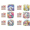 6PCS Diamond Painting Easter Rabbit Greeting Card Kit for Birthdays Thanksgiving & Special Occasion